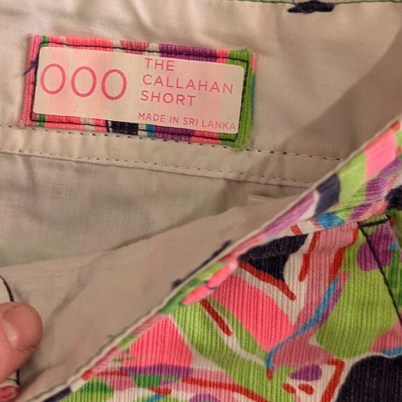 Lilly Pulitzer The Vias Palmetto Callahan Short - Womens Size 000 - Preowned - Picture 3 of 3